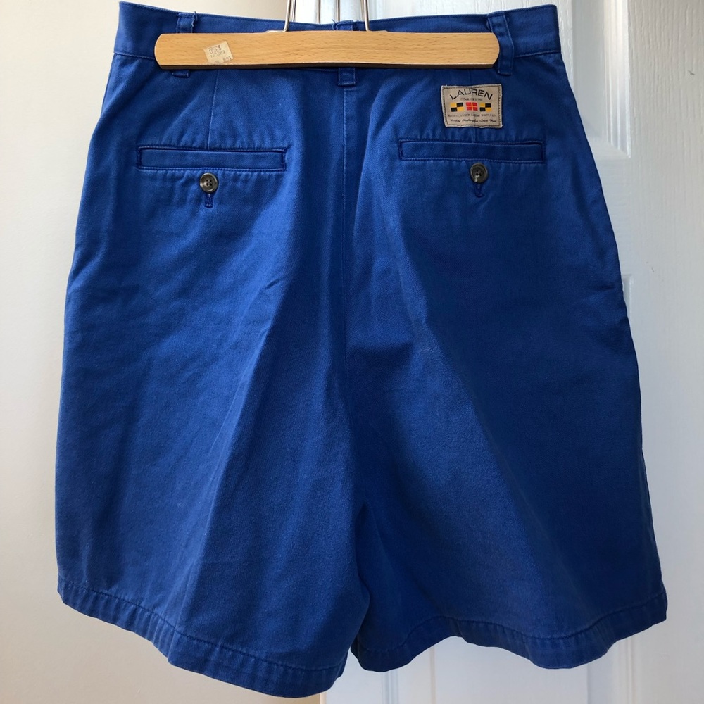 Vintage high waisted Ralph Lauren Bermuda shorts.